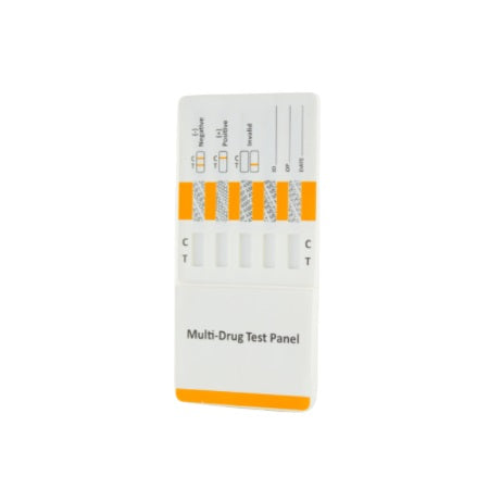 Prueba antidoping de 5 drogas de Beracah Medica, panel THC, COC, AMP, BAR, BZD, caja con 25 piezas.