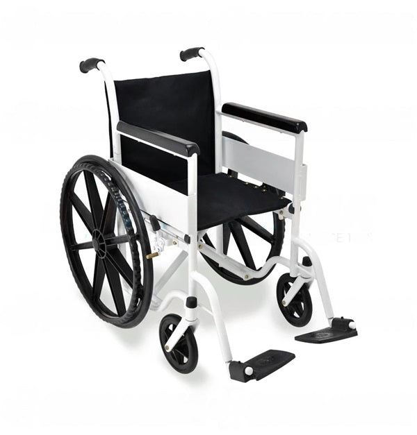 Silla de ruedas para resonancia magnética Beracah Medica, diseñada para facilitar el traslado en equipos de MRI, con estructura resistente y cómoda.