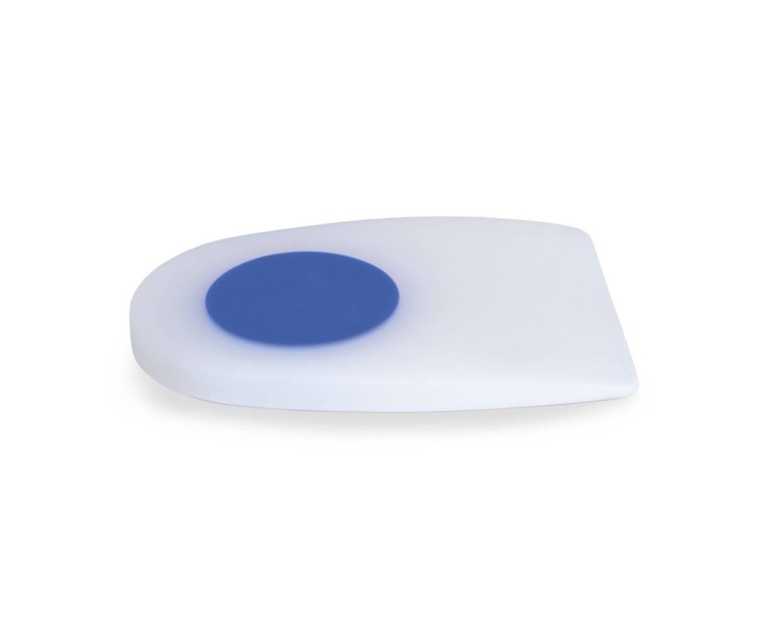 Talonera de silicona Fresil Confort Mediana de la marca Beracah Médica, con forma ergonómica y material suave para comodidad.