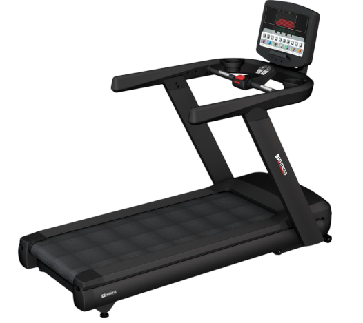 Cinta de correr MSI Inertia G788 LED de Beracah Médica, vista frontal con pantalla LED y estructura robusta para entrenamiento.