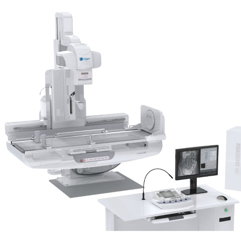 Equipo de Rayos X digitales Beracah Medica modelo SLA-600 con detector dinámico para radiografía y fluoroscopia.