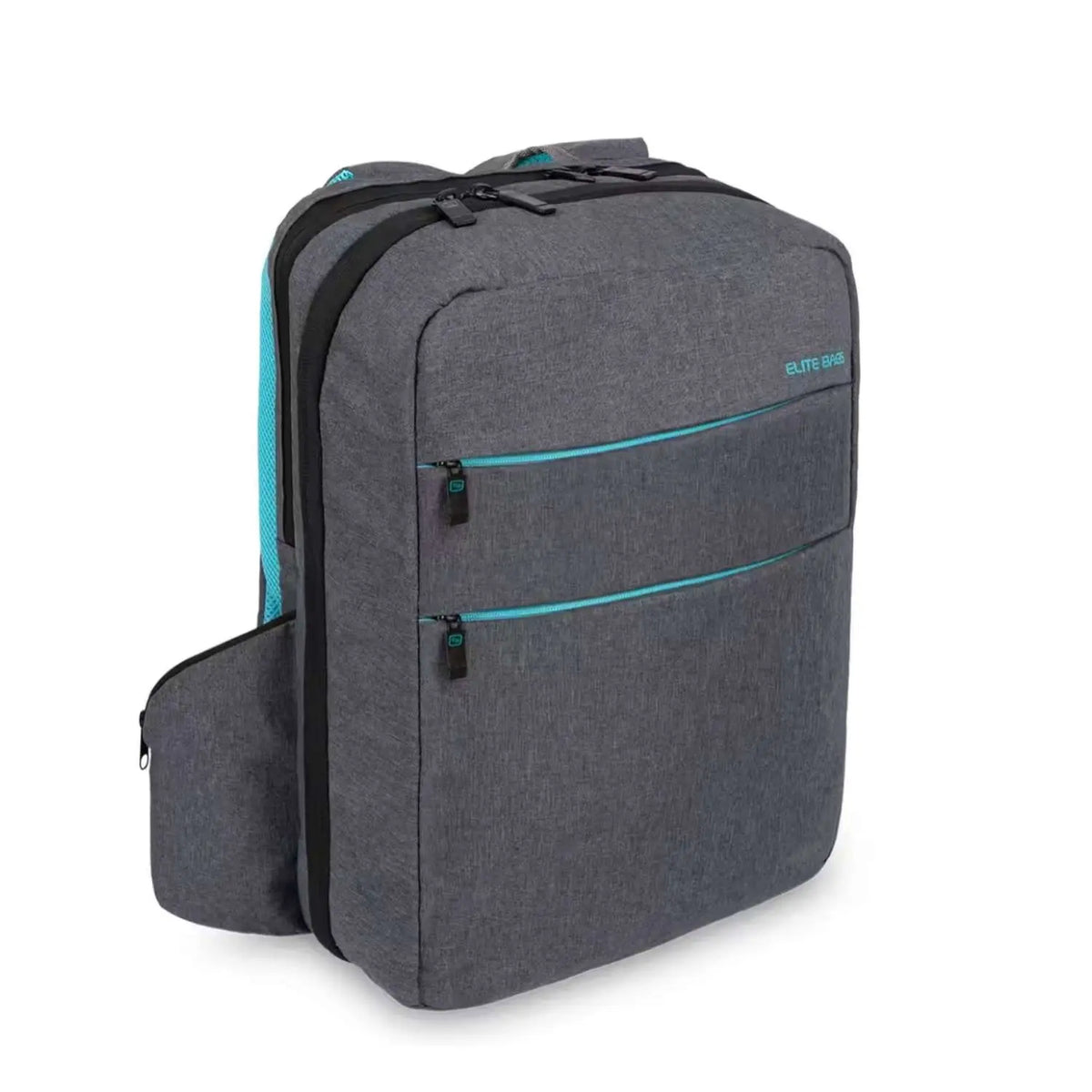 Mochila urbanita vacía de asistencia domiciliaria Beracah Medica modelo Citys, diseñada para uso urbano y profesional.
