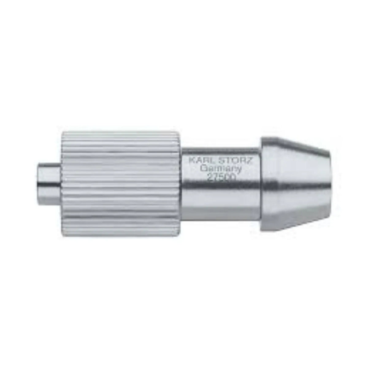 Conector macho Luer-lock grande para tubo de 9 mm, accesorio médico de la marca Beracah Médica, en imagen.