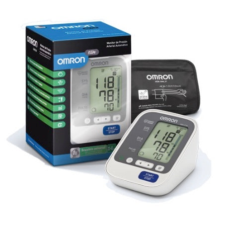 Baumanómetro electrónico automático Beracah Medica con brazalete y 60 memorias para medición de presión arterial.