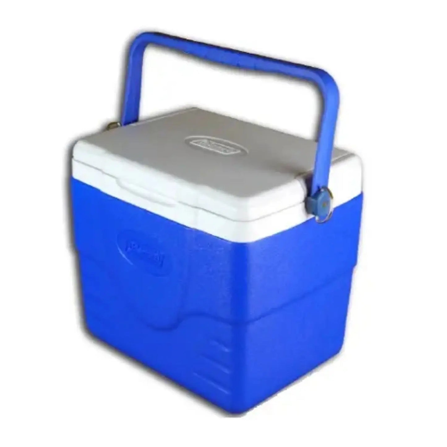 Hielera refrigerante Beracah Medica para vacunas de 9 Qt con correa y botellas refrigerantes, sin canastilla