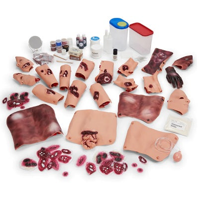 Kit de simulación de víctimas de emergencia médica MSI de Beracah Medica, con muñecos y accesorios para entrenamiento de primeros auxilios