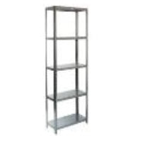 Anaquel esqueleto MSI de 5 entrepaños para carga pesada, tamaño 91x45x220 cm, marca Beracah Medica, estructura resistente.