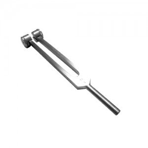 Diapason con sordina 64C de la marca Beracah Medica, con sordina y estructura de metal para uso musical y terapéutico.
