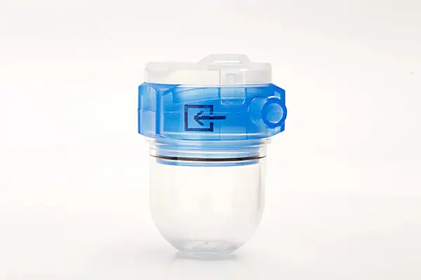 Trampa de agua MSI Dryline II para módulo neonatal, caja con 10 piezas, marca Beracah Médica, visible en la imagen