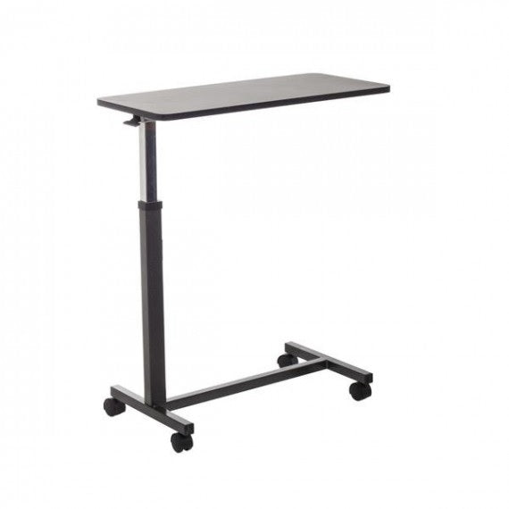 Mesa puente neumática MSI de Beracah Médica con cubierta de formica esmaltada y estructura resistente para uso médico.