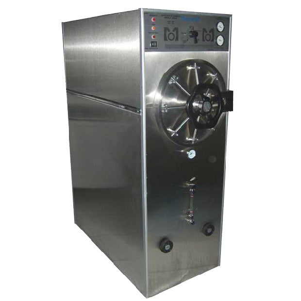 Autoclave de gabinete Beracah Medica, de 113 litros, doble cámara, vapor autogenerado, tamaño 40x90 cm, trifásica