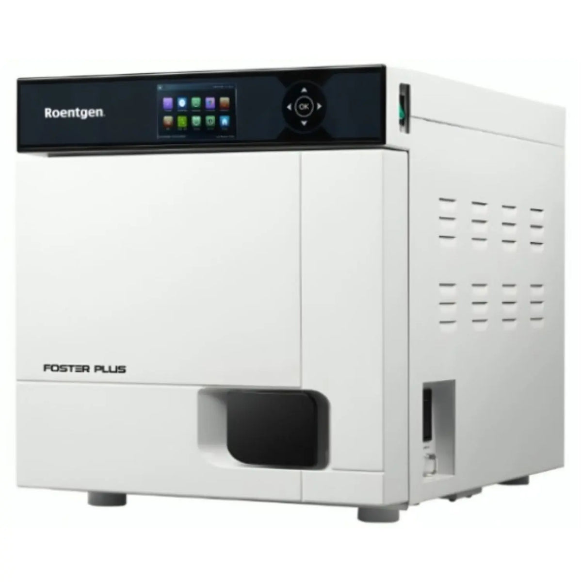 Autoclave dental Clase B de Beracah Medica, esterilizadora para instrumentos dentales, con pantalla digital y cierre de seguridad.