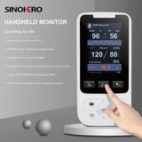 Monitor de signos vitales portátil para Hospital, Monitor de frecuencia clínica, Monitor de pacientes SPO2 PR NIBP TEMP, pediátrico humano, almacén de México