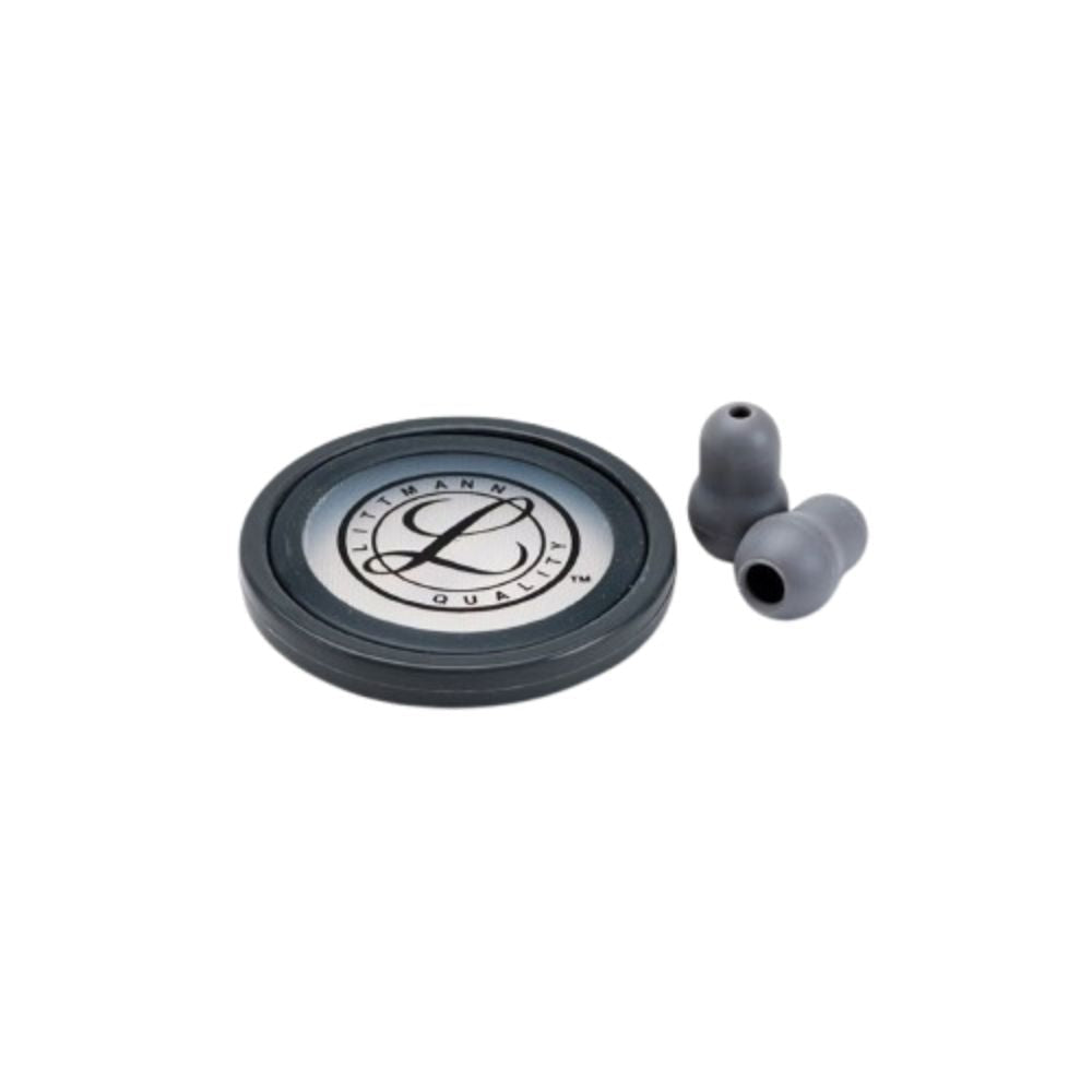 Kit Master Cardiology Olivas Suaves Pequeñas Diafragma y Arillo Adulto Gris