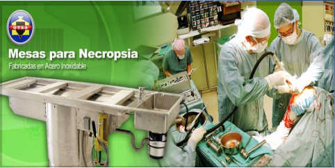 mesa para autopsias