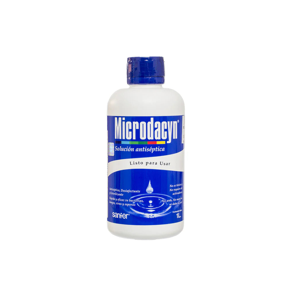 Solucion Microdacyn Esterilizante y Antiseptica 1 Litro