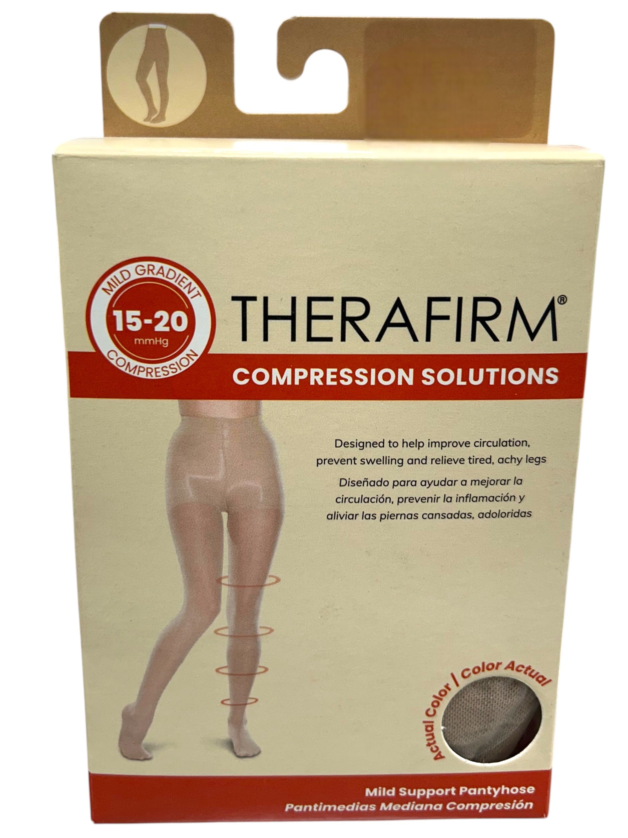 Therafirm® Pantimedia de Mediana Compresión 15-20 mmHg