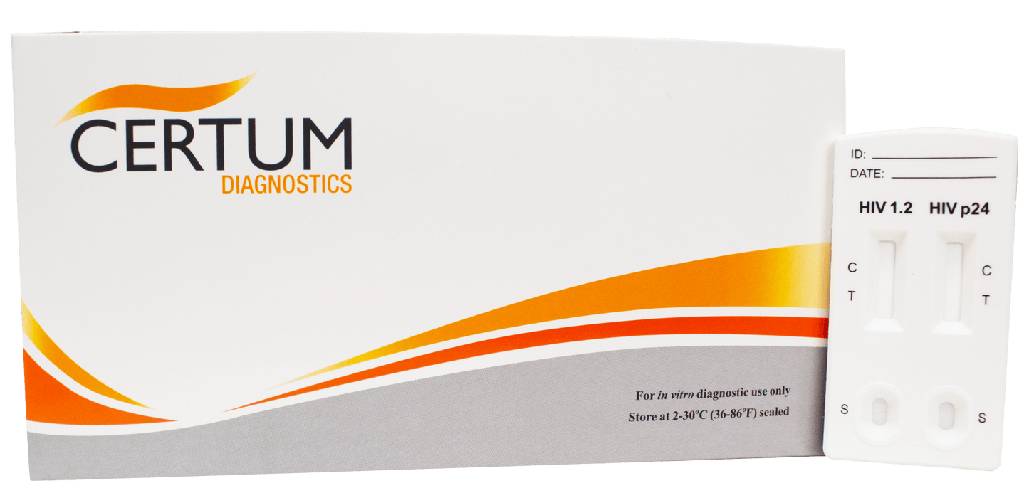 25 Pruebas | Certum VIH (1, 2) y p24 Ag