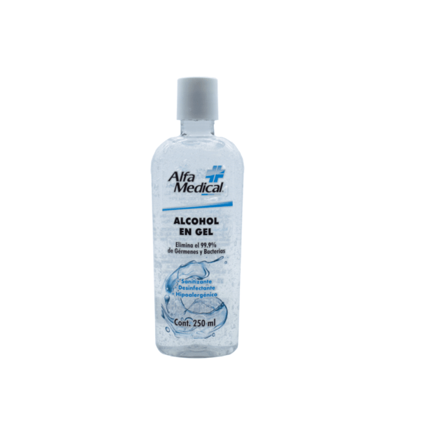 ALFA MEDICAL | 70º GL ALCOHOL GEL / 250 ML / 36 PCS