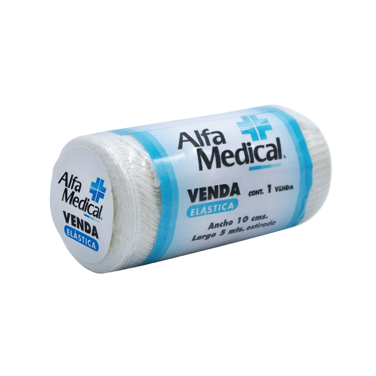 ALFA MEDICAL | ELASTIC BANDAGE 10 CM X 5 M / 12 PCS