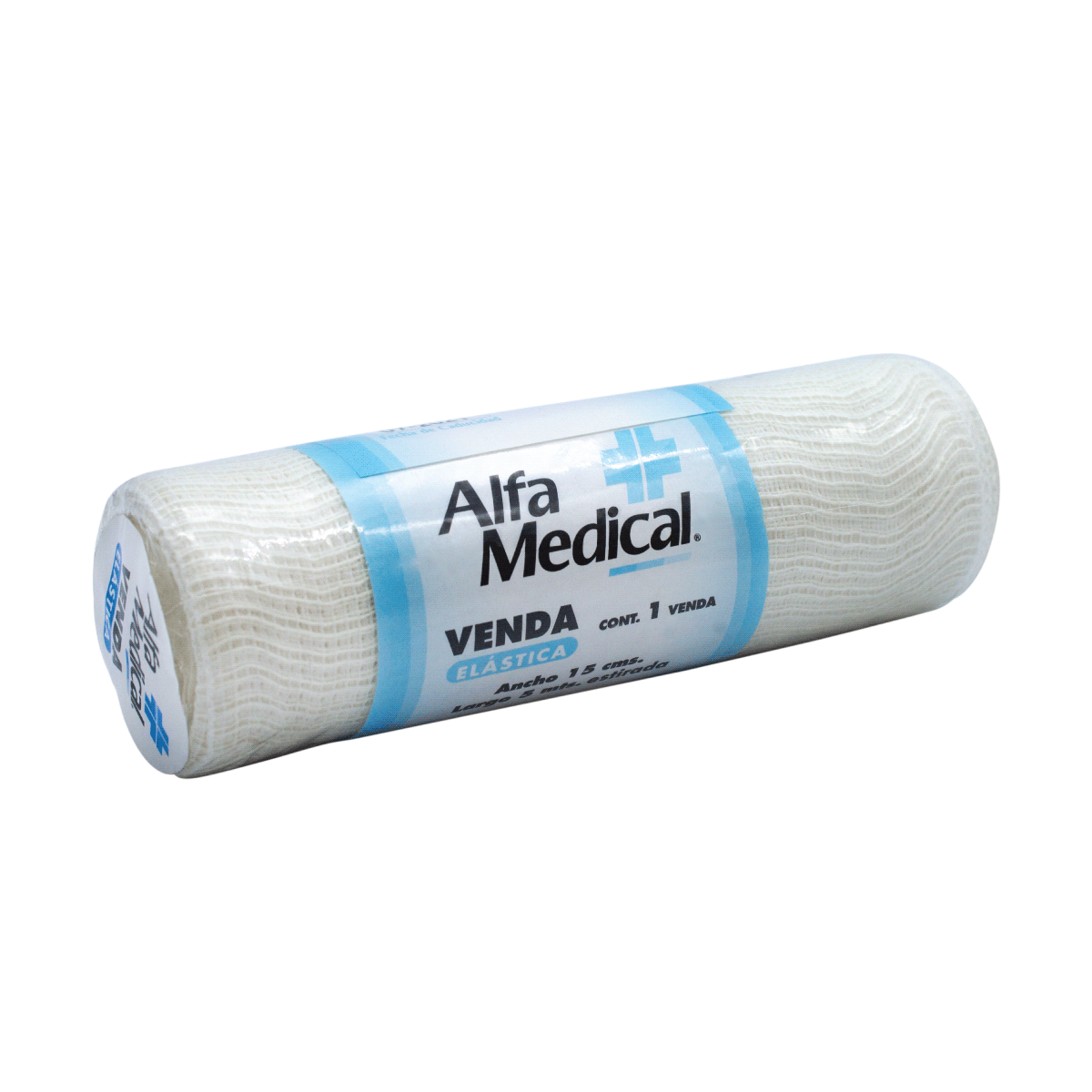 ALFA MEDICAL | ELASTIC BANDAGE 15 CM X 5 M / 12 PCS