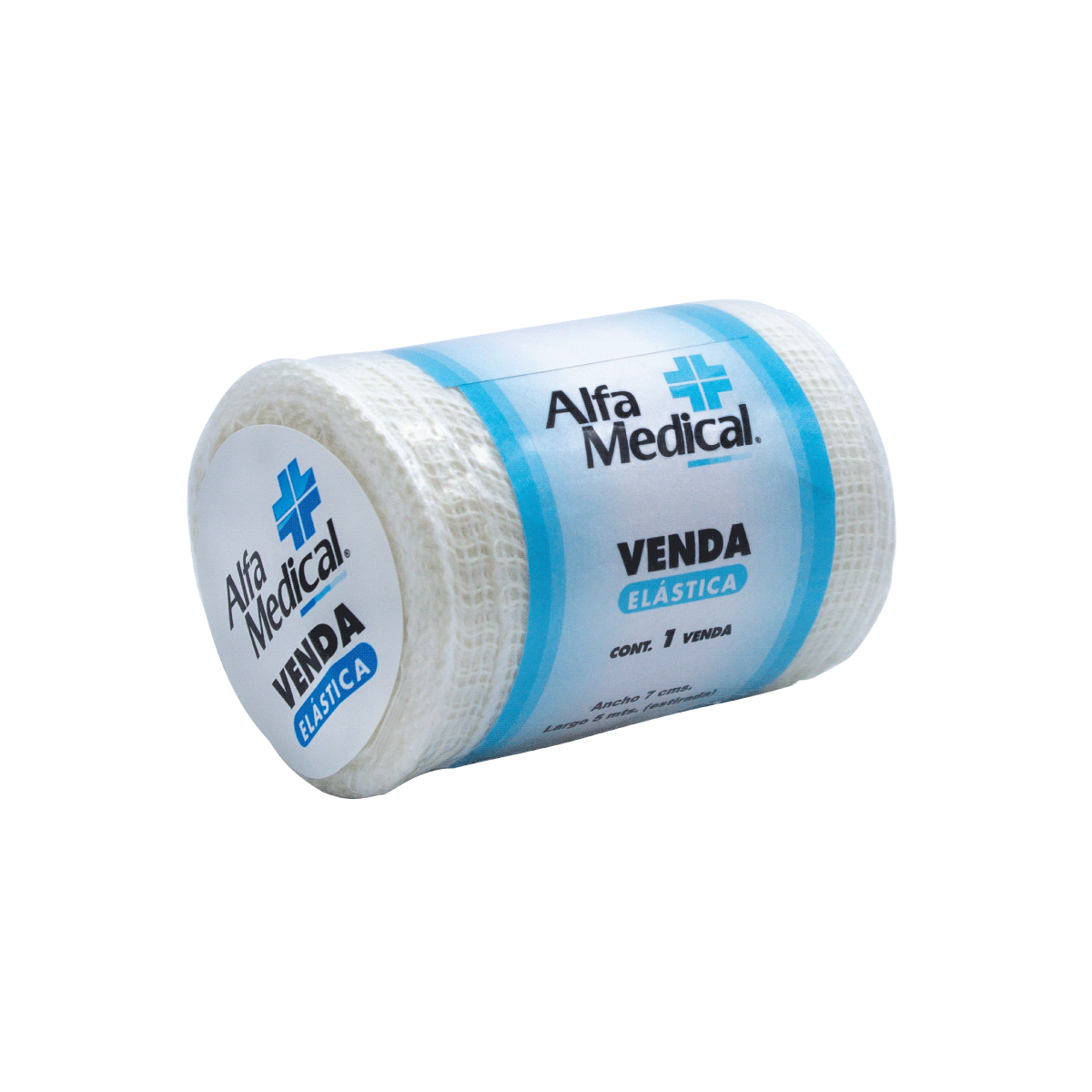 ALFA MEDICAL | ELASTIC BANDAGE 7 CM X 5 MT / 12 PC