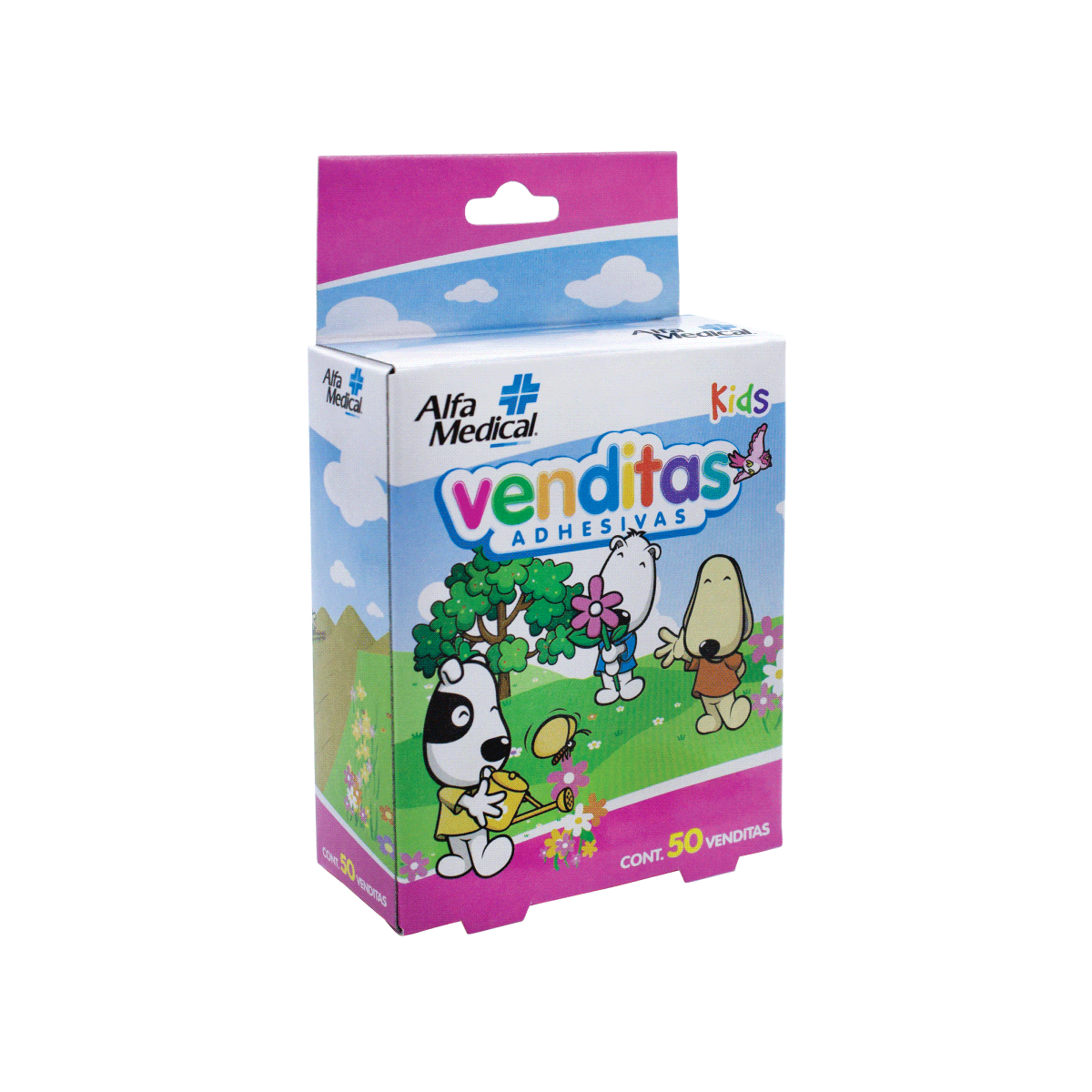 ALFA MEDICAL | ADHESIVE BANDAGES / KIDS GIRL / 50 CT