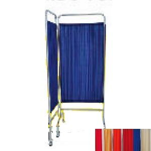 Double bi-fold screen with two enamelled curtains Cat CIS-1640 Ciiasa