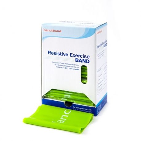 Caja dispensadora banda ejercicio Verde