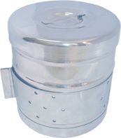 Caja Doyen 19 x 18 cm. (4.8 litros) de acero