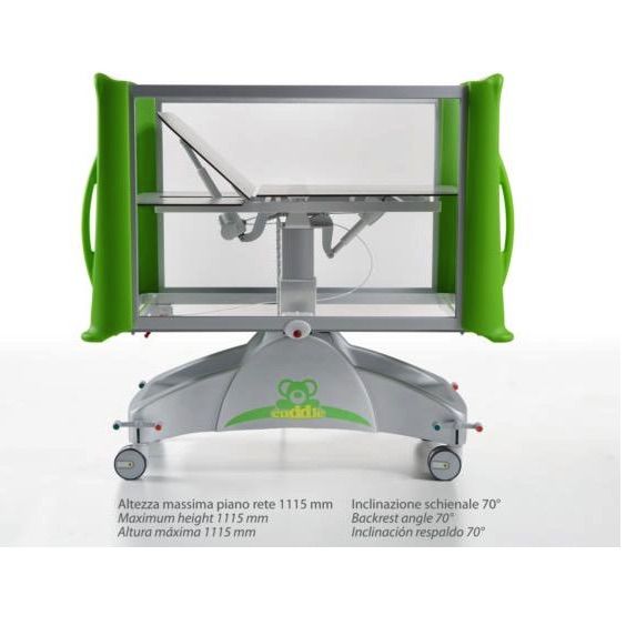 Cama cuna pediatrica electrica de altura