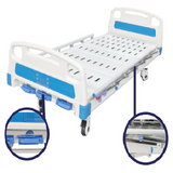 Cama manual de 3 posiciones con barandales