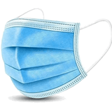 Standard Heat-sealed Three-ply Pleated Face Masks, 1,000 Pieces