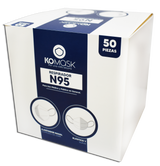 KOMASK 100-count N95 3-ply daily use face masks