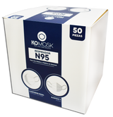 KOMASK 100-count N95 3-ply daily use face masks