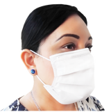 TTP Three-Ply Heat-Sealed Pleated Face Masks 100 Count