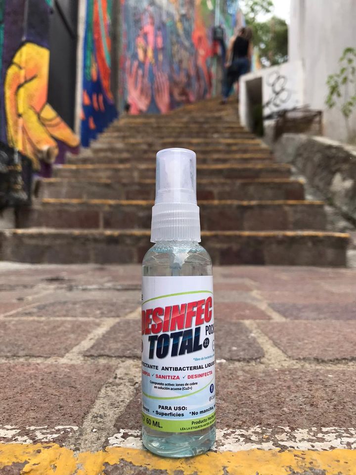 Total Disinfectant Scent Pocket 60ml With Cu2+ Copper Ions
