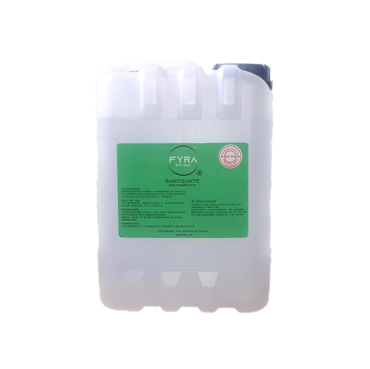 Disinfectant / Sanitizer FYRA household use (green) 20 Lt
