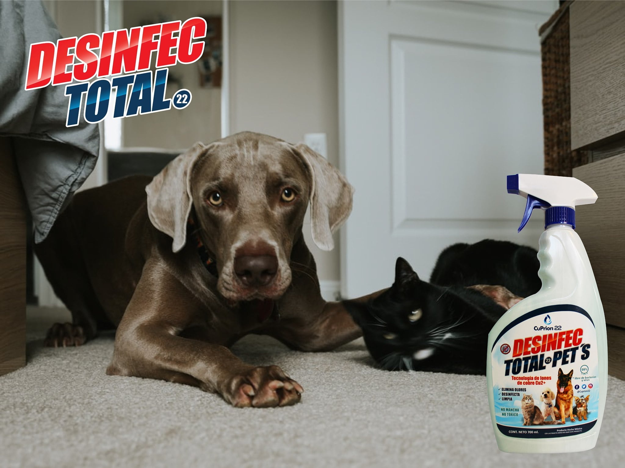 TOTAL PETS DISINFECTANT FOR PETS 700 ML
