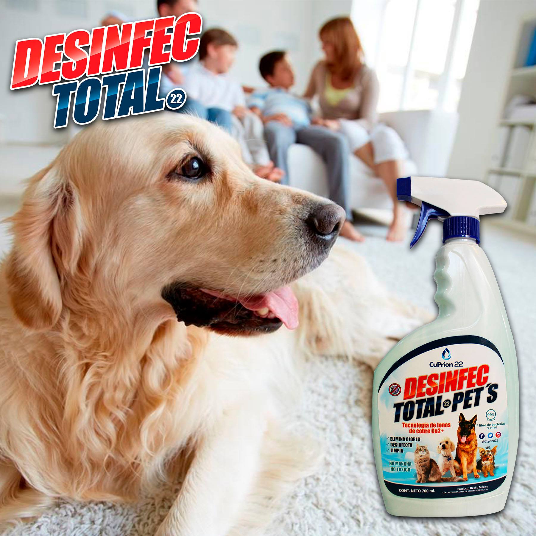 TOTAL PETS DISINFECTANT FOR PETS 700 ML