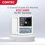 Digital Touch Screen Electrocardiograph, 12-channel, 12-lead, ECG, EKG, Electrocardiograph, PC Software, ECG1200G