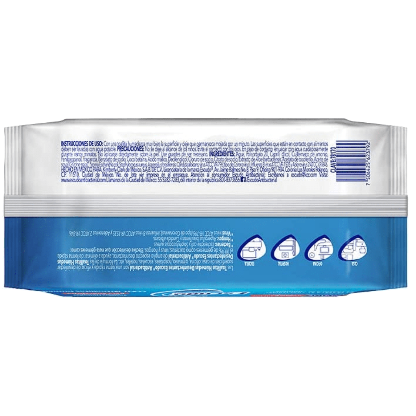 Shield Disinfecting Wet Wipes for Surfaces, 10 Packs of 80 Wipes