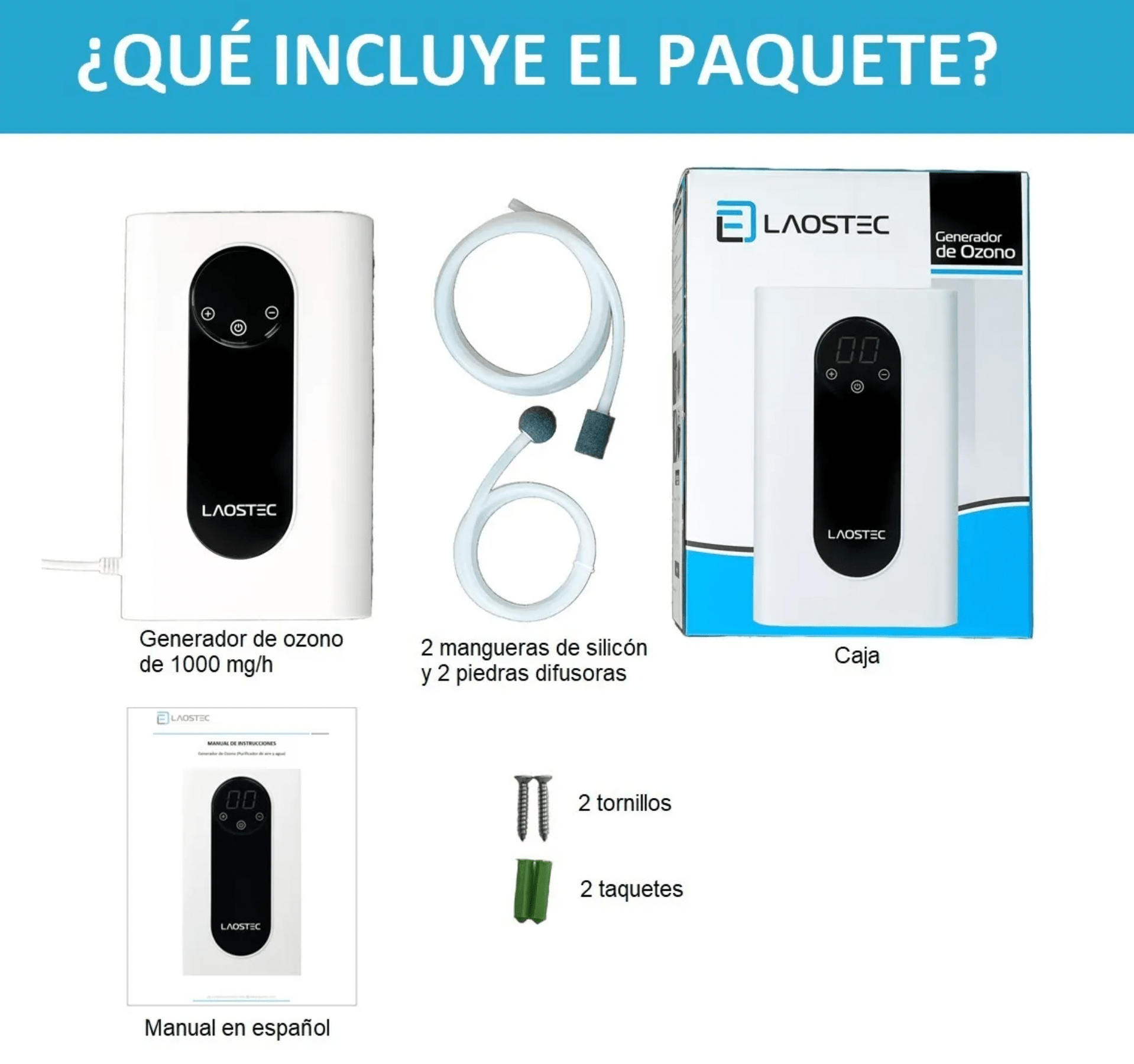 Generador De Ozono Doméstico LAOSTEC