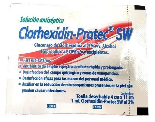Bulk 100-count Antiseptic Wipes Chlorhexidine Gluconate 2%