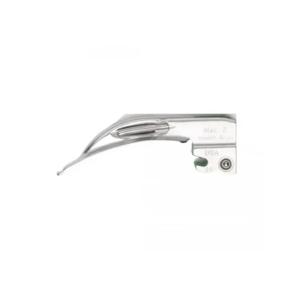 Hoja Laringoscopio Curvo Macintosh Fibra Óptica No 2