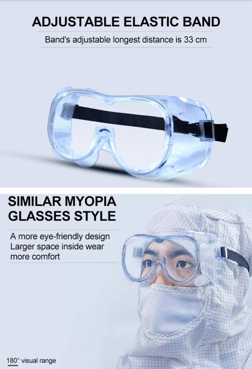 JIEYANG Goggles Safety and UV Protection Glasses Medical Use Unisex
