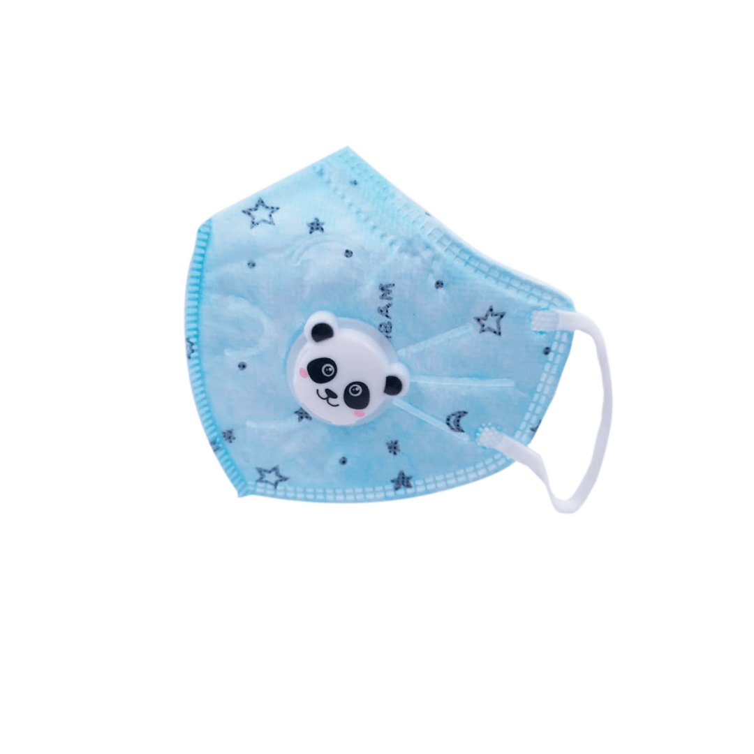 Kn Kids Light Blue Panda with Stars