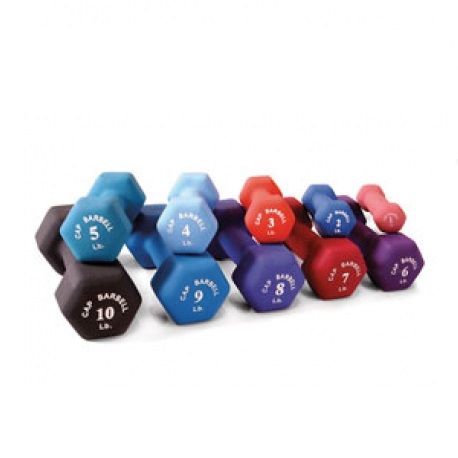 Neoprene Dumbbell 9 lb (approx. 4.08 kg) Cat DYN-NDBC9 Dynatronics