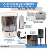 Pedestal With Automatic Gel Dispenser V3