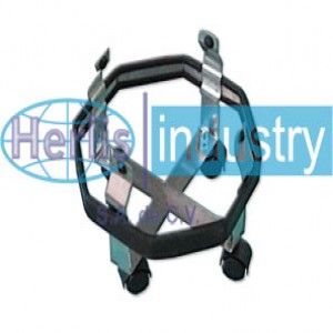 Porta cubeta sencilla de acero inoxidable 23.5 cm